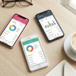 Multiple smartphone screens displaying money-making apps