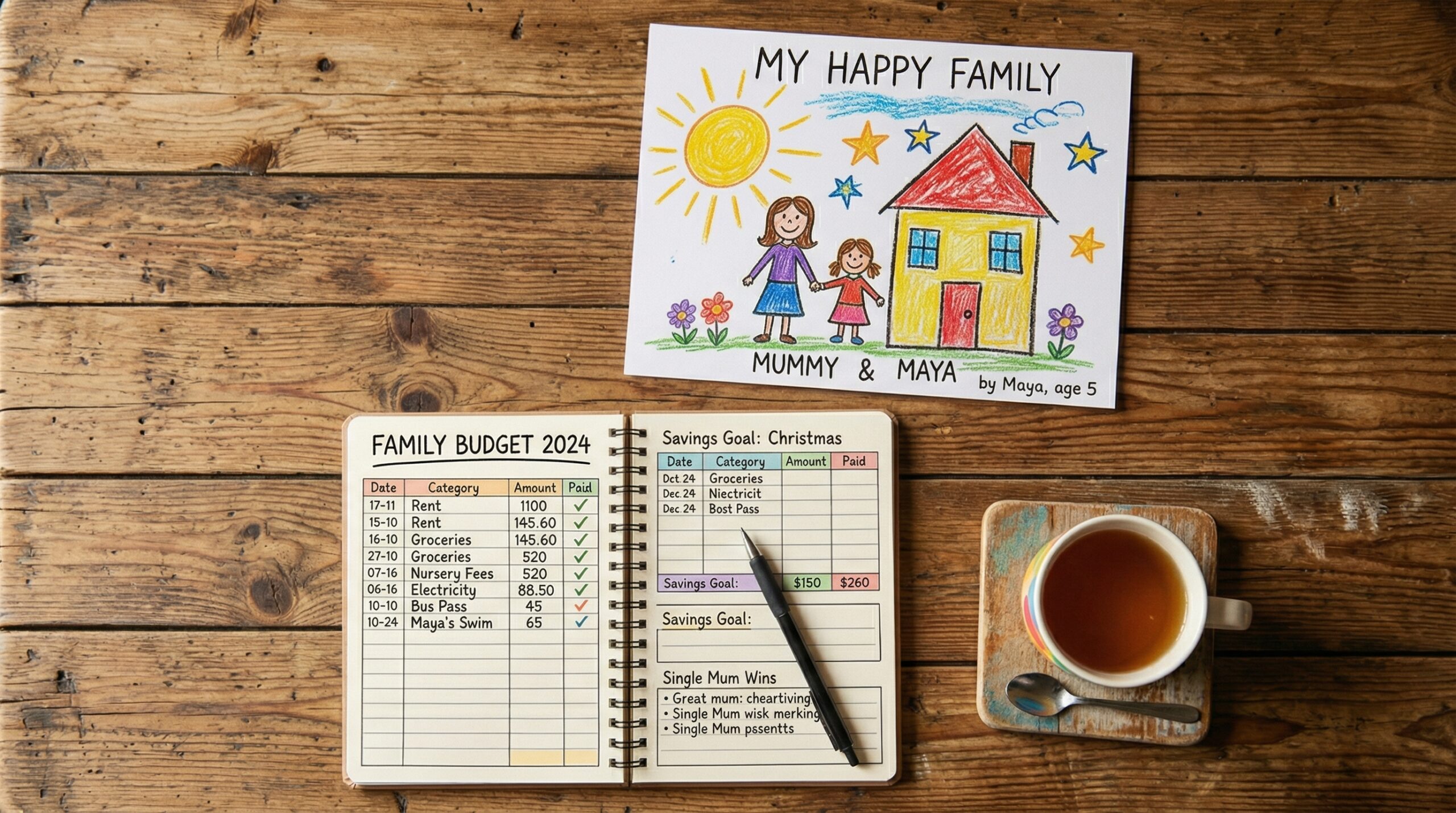 Organised budget planner